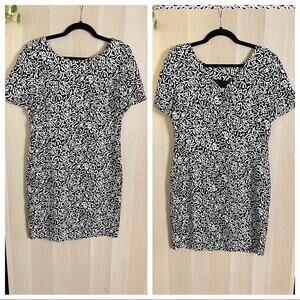 Vintage Liz Claiborne 100% Silk Print Dress